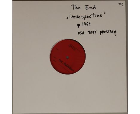 THE END - INTROSPECTION - US TEST PRESSING - A US test pressing of the fabled 1969 LP produced by Bill Wyman. Released on red