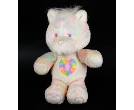 Care Bear - Noble Heart Horse Care Bear Cousin, original 1980s bear with heart and star chest design, white nose and light pu