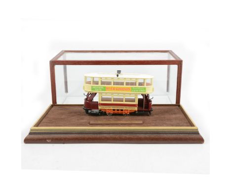 A Corgi presentation model to commemorate Corgi Toys move to Leicester 21st January 1991, a die-cast model of a tram 'Mr A.H.