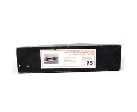 Anchoridge / Oakville O gauge model railway metal kit, LNER K3, kit no.75, boxed with instruction and set of Slater's wheels,