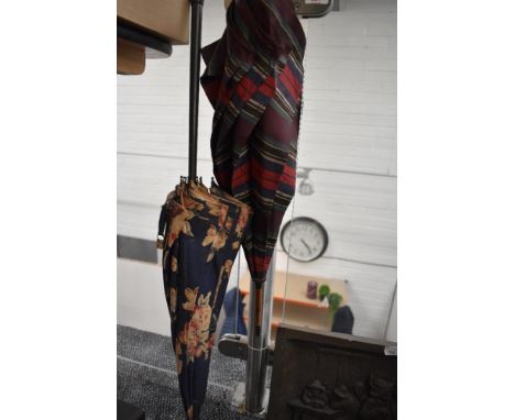 Two vintage umbrellas.