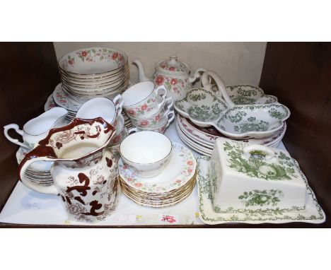 SECTION 11.  A Colclough Aviemore Tea and Dinner service, comprising 45 pieces, made by Royal Albert Ltd 1991, A selection of