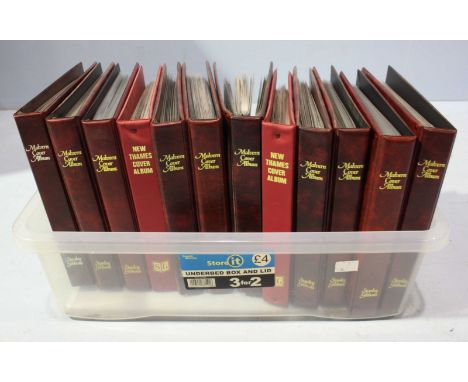 A large collection of approximately 664 Royal Mail First Day Covers, 1970s-, in ten Stanley Gibbons Malvern ring binders and 