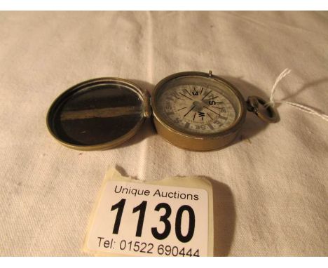 A late Victorian W. Gregory &amp; Co. British Army Marching Compass c.1900