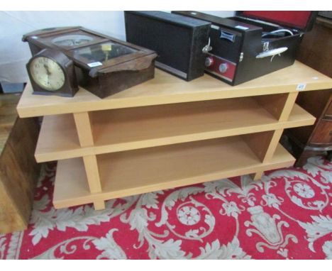 A good quality modern coffee table with under shelf