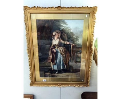 A framed and glazed Baxter portrait print