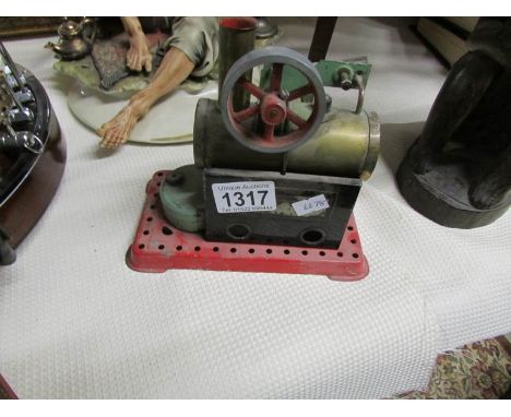 A Mamod stationary steam engine