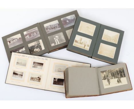 4x Early 20th Century Photograph Albums, the first dating from the 1920’s showing a trip taken by a family to the South of Fr