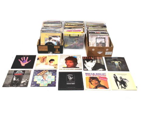 Large group of assorted records to include; Bryan Ferry, John Lennon, Ella Fitzgerald, Fleetwood Mac, Bob Dylan, Harry Chapin