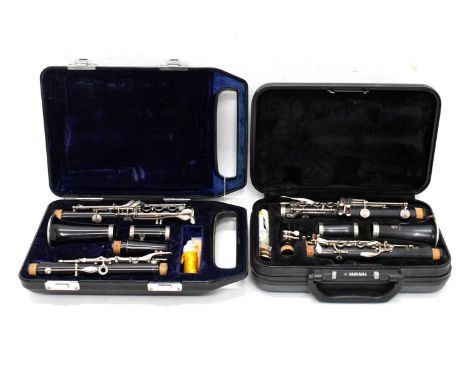 Yamaha clarinet 'YCL24', together with another '250, both with plastic travel cases (2)