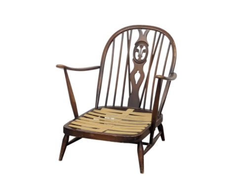 An Ercol Fleur de Lis Mid Century armchair 
