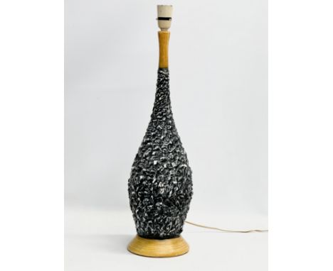 A large Mid Century table lamp. 60cm 