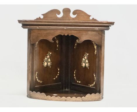 A Late 19th Century corner wall bracket. 49x26x48cm 