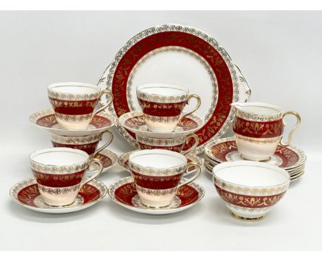 A 21 piece Salisbury tea service. 