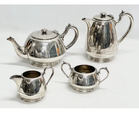 A 4 piece Walker &amp; Hall tea service 