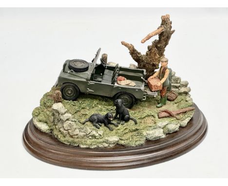 A large Country Arts ‘First Light’ hand painted model. 27x20x16cm. 