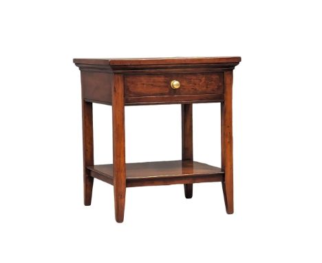A mahogany 2 tiered lamp table by Kennedy Furniture. 56x65cm 