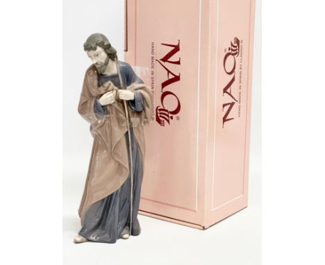 A large NAO ‘Saint Joseph’ figurine. With box. 28cm 