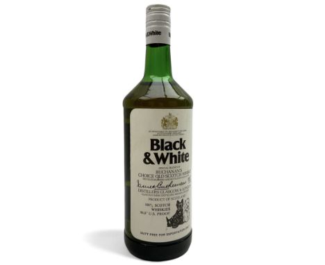Black & White Buchanans Choice blended Scotch whisky, , 1 Litre 86.8%