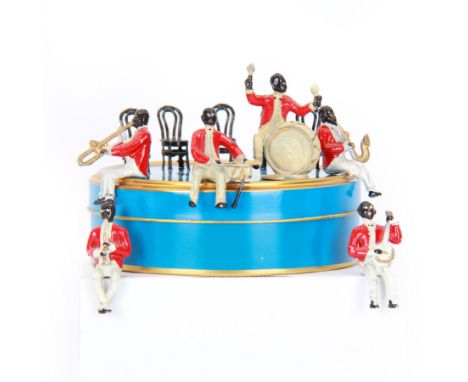 Taylor & Barrett 'Golly Jazz Band', comprising six bandsmen five chairs Notice from the the-saleroom.com: These items are lis