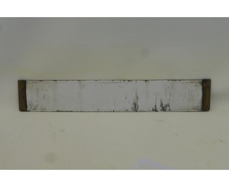 An underground railway enamel sign - "Northern Line", 24 1/2 x 4".