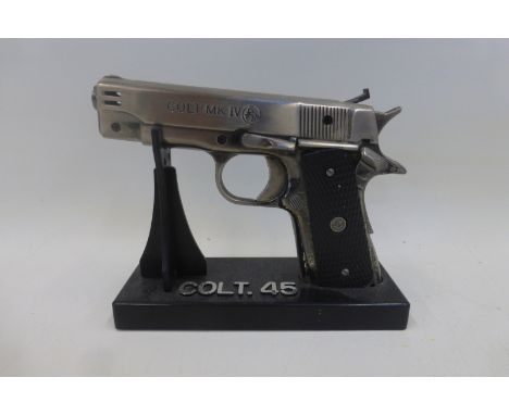 A Colt 45 shop display model.
