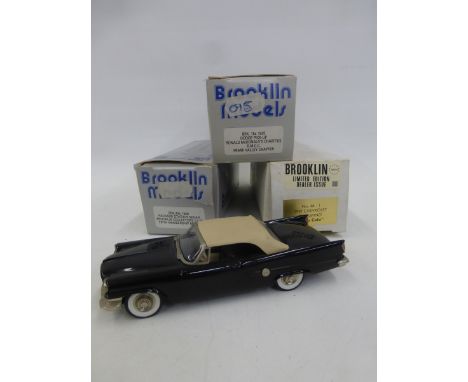 Three boxed Brooklin Models - a limited edition Dealer Issue 1959 Chevrolet El Camino "Coca Cola", a 1948 Packard Station Sed
