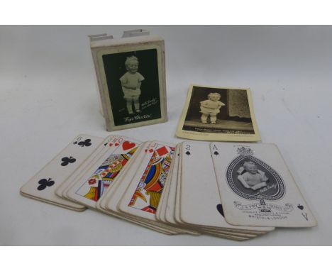 A Fry's Chocolate pack of playing cards and a matching postcard.