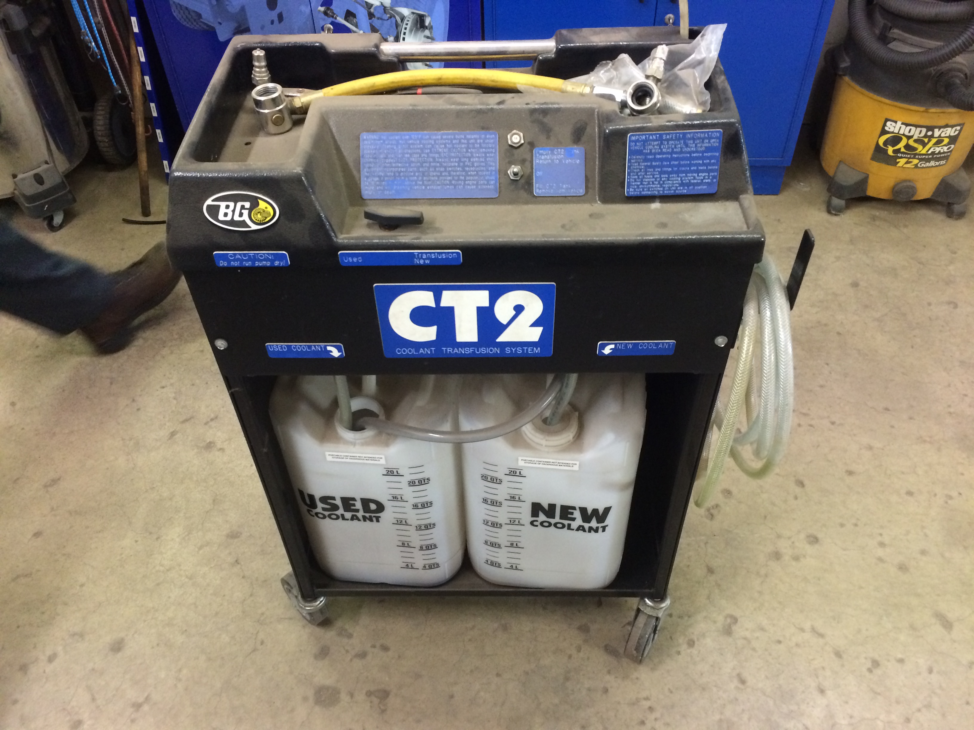 BG coolant flush machine CT2