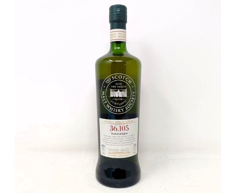 A bottle of The Scotch Malt Whisky Society whisky, Herbal delights 