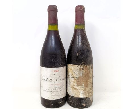 Two bottles of Ruchottes-Chambertin, 1988Ruchottes-Chambertin is one of Gevrey-Chambertin's lesser known grand cru sites, jus