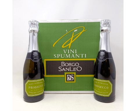 Twelve half bottles of prosecco (12) 