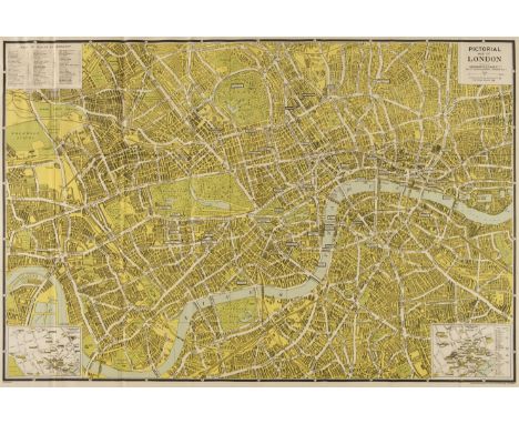 Maps and Cartographic Ephemera. A collection of approximately 50 items, 19th &amp; 20th century, including folding maps, adve