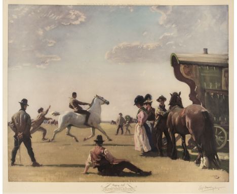 * Munnings (Alfred J., 1878-1959). Gypsy Life, published by Frost &amp; Reed, 1853, colour photolithograph, signed by the art