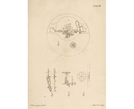 Mudge (Thomas). A Description, with plates, of the Time-Keeper invented by the late Mr. Thomas Mudge..., 1st edition, London: