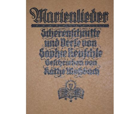 Sammlung: von 10 illustr. Schriften, 1. H. 20. Jh. Versch. Formate u. Einbde.  ╔Enthält:╗ Enders,L. Schwarze Schnurren. Scher