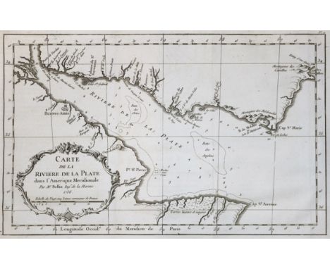 Charlevoix,P.F.-X.de.: Histoire du Paraguay. Bde. 2 u. 3 (v.3). Paris, Ganeau, Bouche et D'Houry 1756. 4°. Mit 4 (3 gef.) Kup