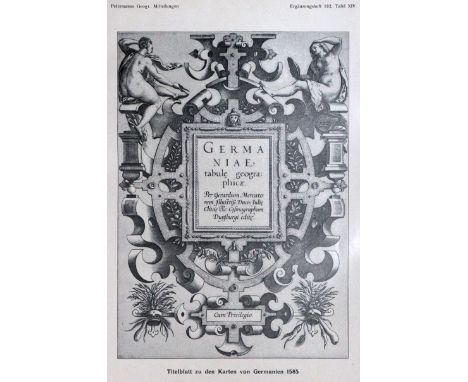 Averdunk,H. u. J.Müller-Reinhard.: Gerhard Mercator und die Geographen unter seinen Nachkommen. Gotha, Perthes 1914. 4°. Mit 