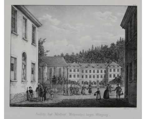 Lichtental.: 6 Bl. Lithogr. v. J. Velten nach C. Guise (um 1835). Je 20,5 x 25 cm (Darst.). Lose.  Bl. 1, 2 u. 4-7 (von 15) a