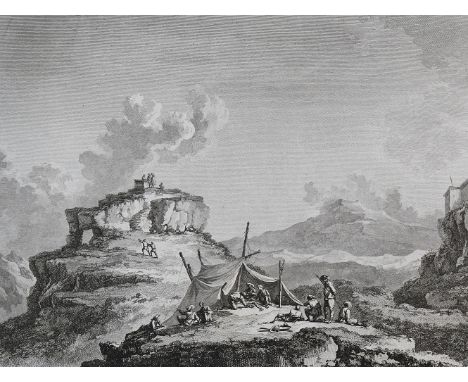 Konvout von: 370 Bll. Kupferstich, (Farb)lithographie, Stahlstich. Überw. 19.-20. Jhdt. Versch. Formate. Tls. fl. u. randriss