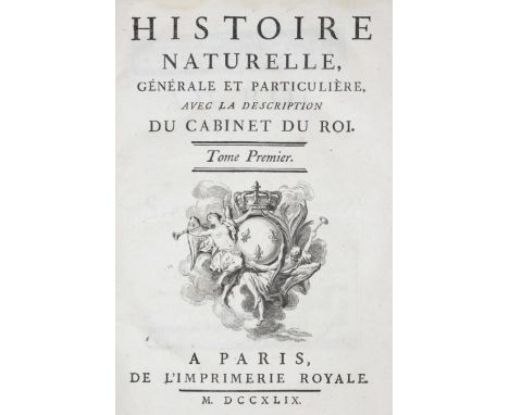 Buffon,G.L.L.: Histoire naturelle, generale et particuliere. Avec la description du Cabinet du Roi (par L. J. M. Daubenton). 