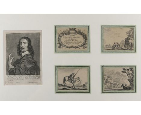 Hollar, Wenzel: (1607 Prag - London 1677). Portrait des Künstlers Stefano della Bella. Radierung n. Stockade bei J.Meyssens. 