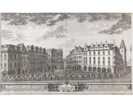 Ramhoffsky,J.H.: Drey Beschreibungen, Erstens: Des Königl. Einzugs, Welchen... Maria Theresia... In Dero Königl. drey Prager-