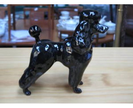 BESWICK GLAZED CERAMIC POODLE 