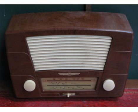 VINTAGE ART DECO STYLE RADIO RENTALS GROUP RADIO 