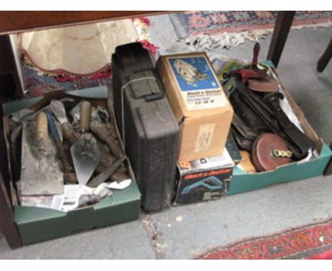 PARCEL OF VARIOUS VINTAGE TOOLS, ETC. 