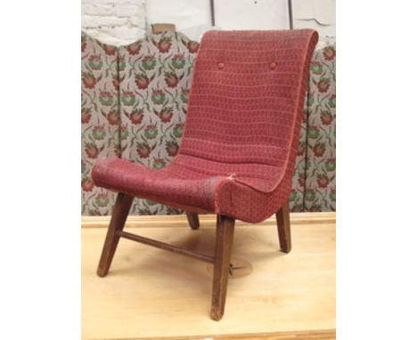 VINTAGE LOW SEATED NURSING CHAIR 