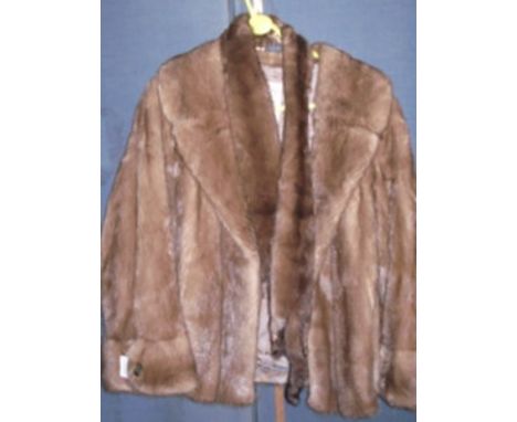 VINTAGE FUR JACKET WITH STOLE 