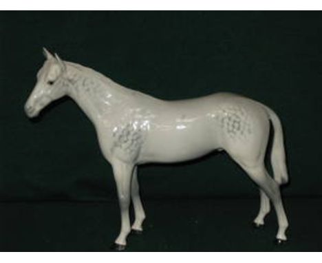 BESWICK GLAZED CERAMIC HORSE, APPROXIMATELY 20cm HIGH 