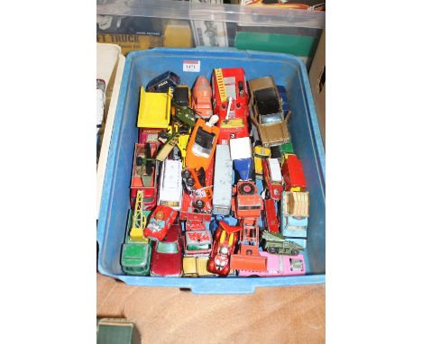 A tray of mixed playworn diecast, to include Corgi Toys etc 